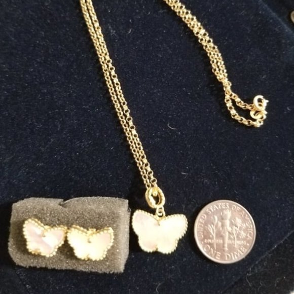 Set of earring and necklace with pendant - Picture 7 of 10